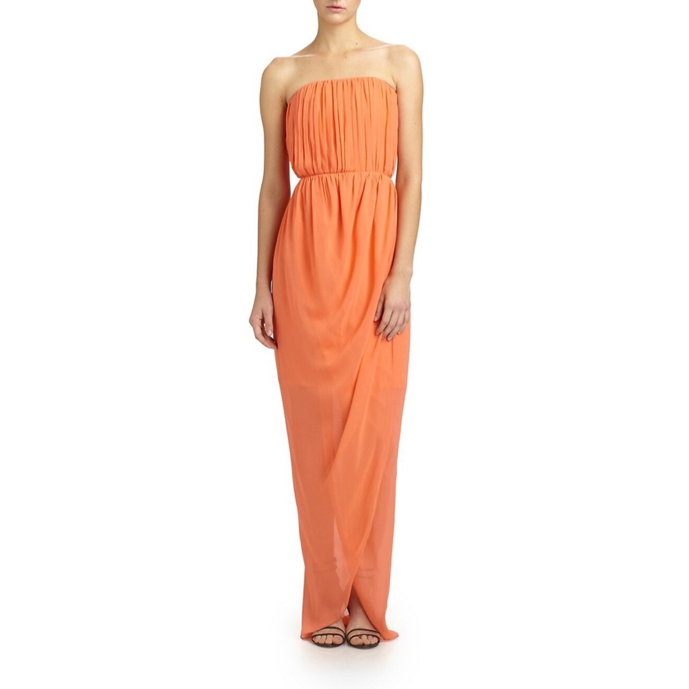 Alice + Olivia Jasmine Silk Tulip Dress